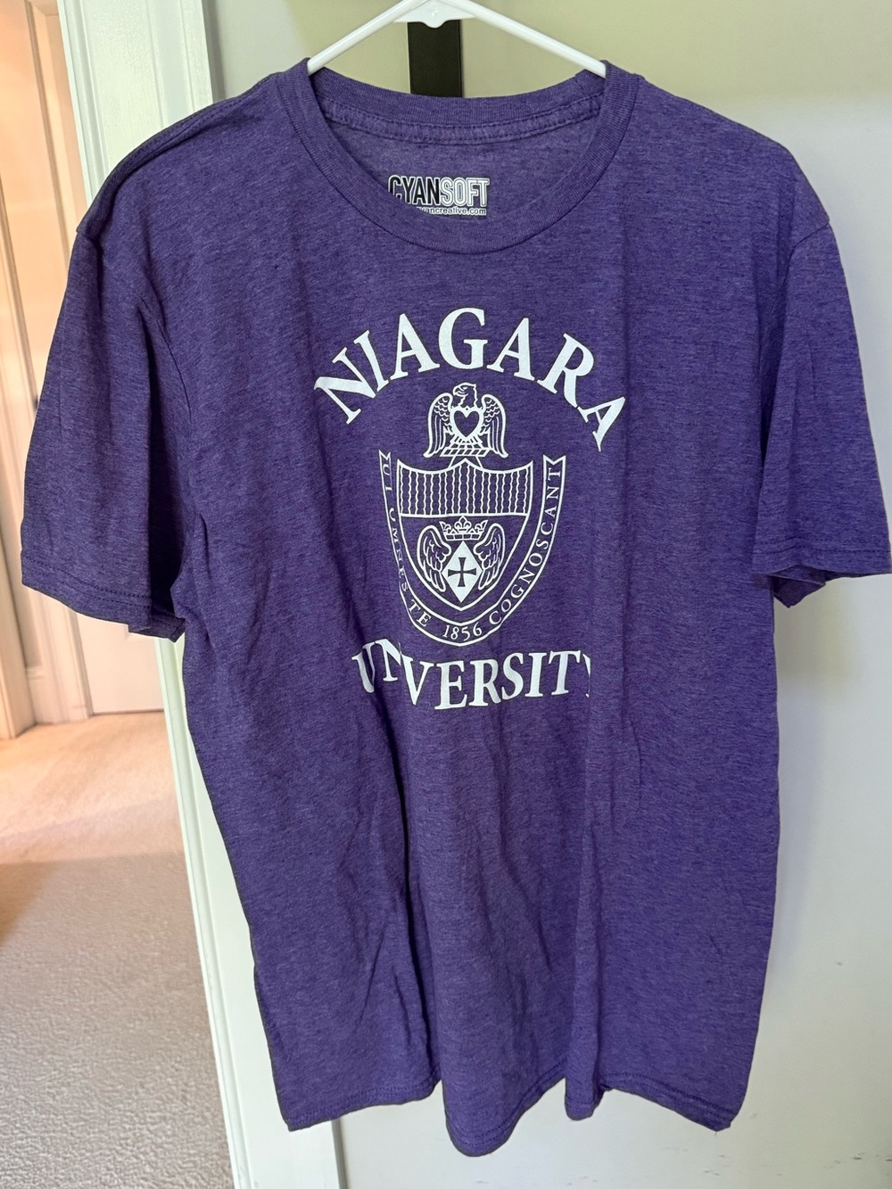 Niagara University Purple Graphic Tee - Men's